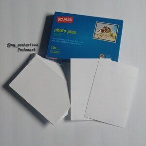 *𝓥𝓲𝓷𝓽𝓪𝓰𝓮 𝗦𝗧𝗔𝗣𝗟𝗘𝗦 Photo Plus Gloss Paper 4” x 6” White (102 Sheets)